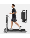 WalkingPad R2 walk-run 2-in-1 folding treadmill in a modern UK room running at home
