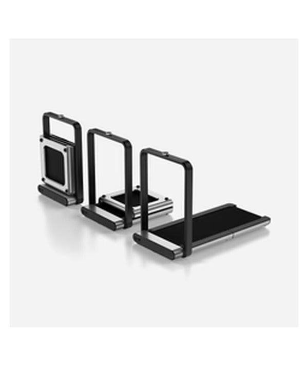 WalkingPad X21 double fold treadmill folding sequence showing compact storage design for UK homes